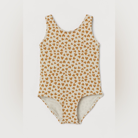 H&M Textured Heart Print One Piece - Picture 8 of 8